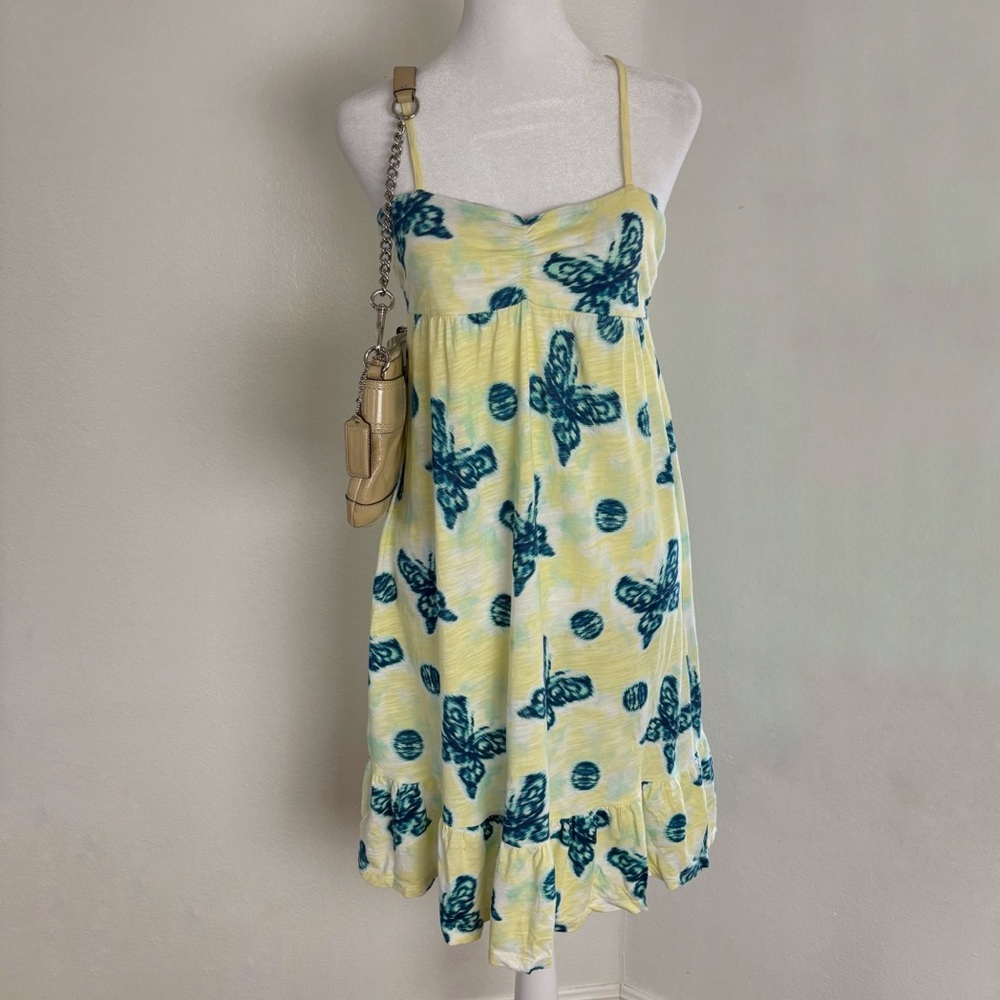 Lucky Brand Sundress - Butterfly Print Midi, Size L